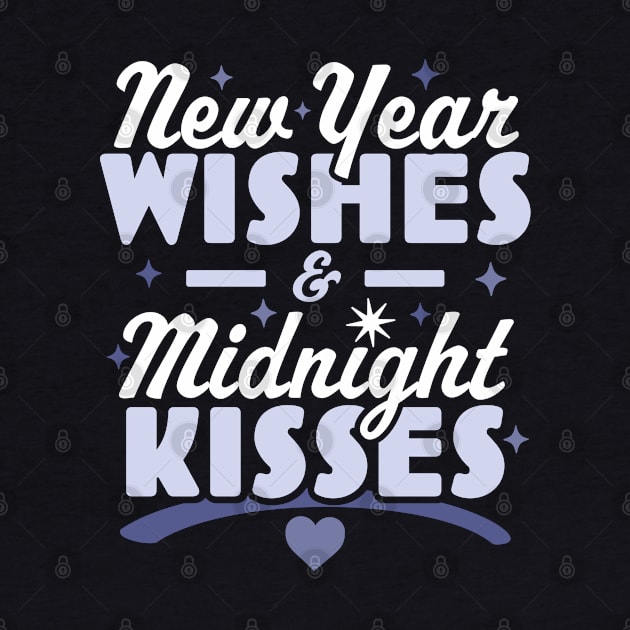 New Year Wishes and Midnight Kisses - Happy New Years Eve by OrangeMonkeyArt